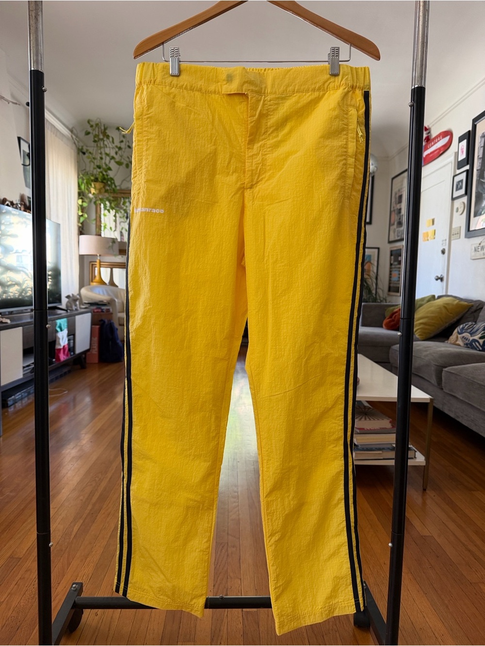 Adidas x Humanrace Pharrell Shell Track Pants.